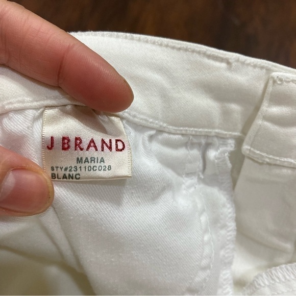 J BRAND “Maria” High Rise Skinny Jeans in White - Picture 4 of 16
